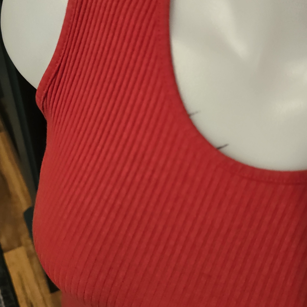 Sugarlips Red Ribbed Dress - Picture 5 of 6